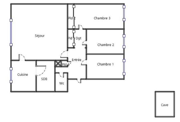 Appartement St Priest En Jarez 5 pièce(s) 66.75 m2