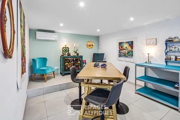 Joli cocon en rez-de-jardin à deux pas du port.