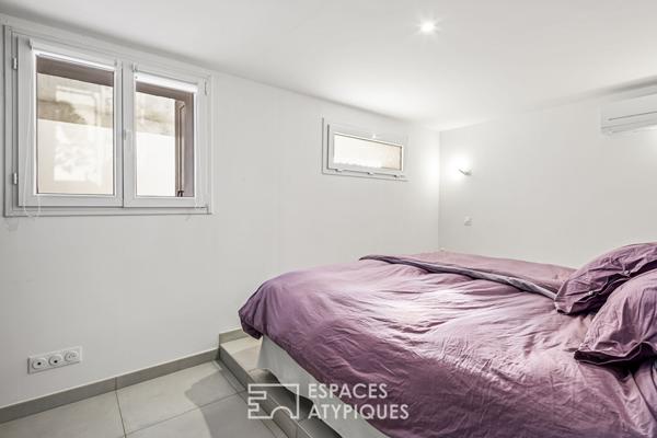 Joli cocon en rez-de-jardin à deux pas du port.