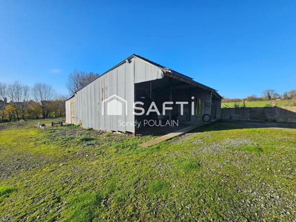 Charmante maison et une structure brute à finaliser