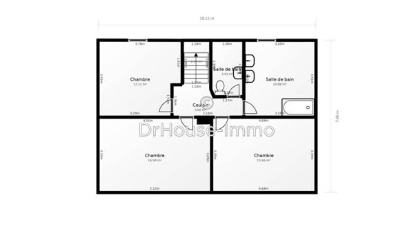 Appartement à vendre 4 pièces de 64 m²
