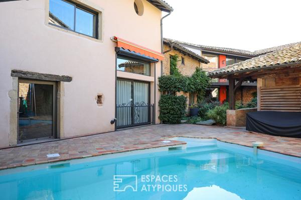 Ecrin de pierre et de lumière au coeur des vignes