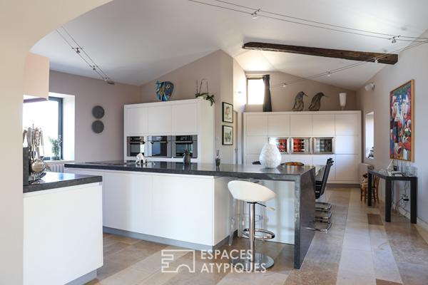 Ecrin de pierre et de lumière au coeur des vignes