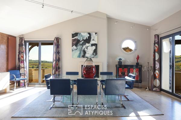 Ecrin de pierre et de lumière au coeur des vignes