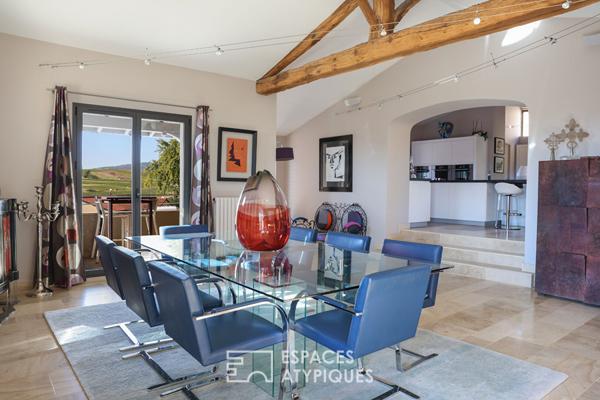 Ecrin de pierre et de lumière au coeur des vignes