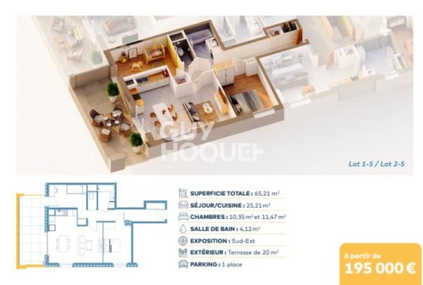 Appartement Les Abrets En DauphinÉ 3 pièce(s) 62.30 m2