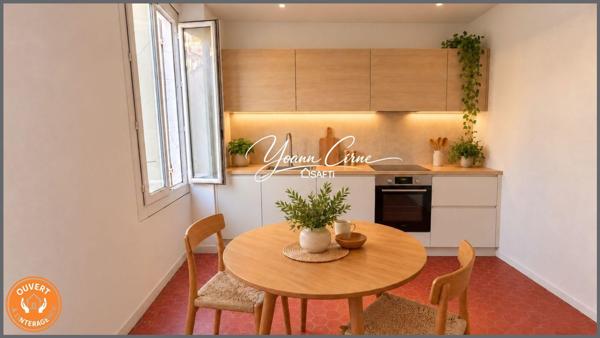 Appartement T1 bis 28 m2  à rénover centre ville avec balcon