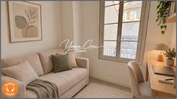 Appartement T1 bis 28 m2  à rénover centre ville avec balcon