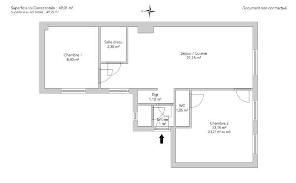 Appartement Paris 18e - CITÉ GERMAIN PILON