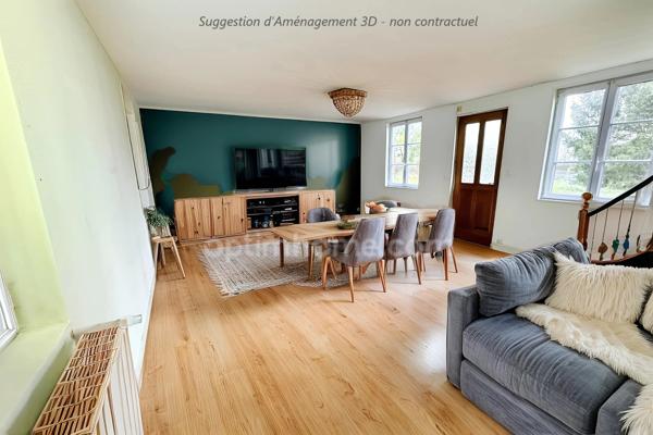 Maison à vendre 4 pièces - Garage et Jardin - ECORCHES (61)