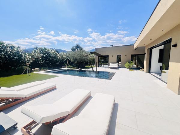 Lecci (20137) Villa d'architecte moderne meublée jardin & piscine pour RP ou investissement