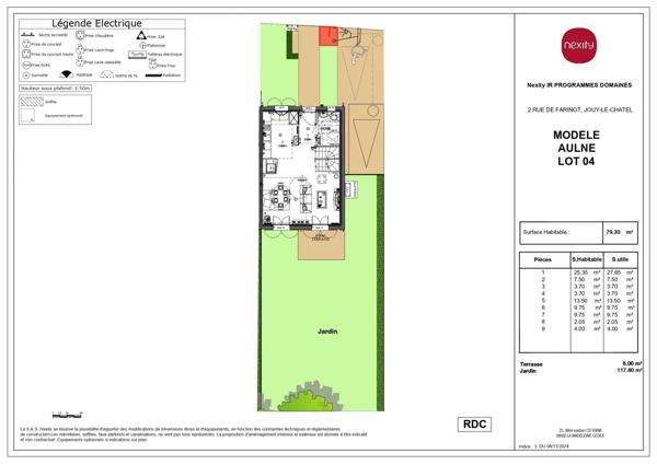 Vente Maison 4 pièces 79 m2 à Jouy-le-Châtel