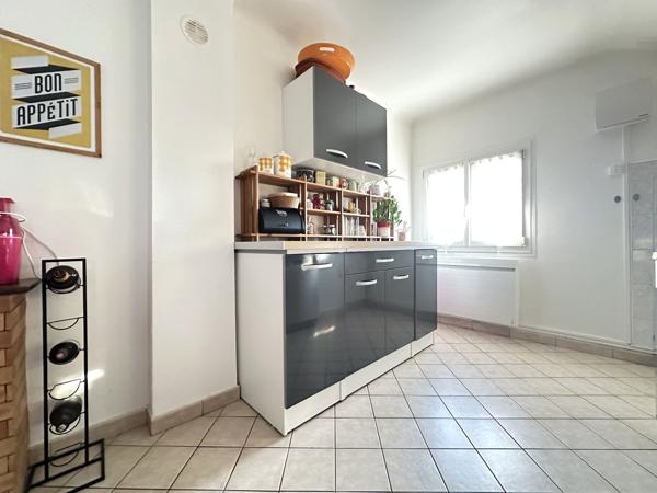 Appartement meublé, 1 chambre, cave et jardin