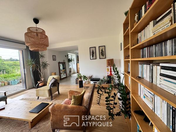 Maison de charme avec jardin plein sud et atelier