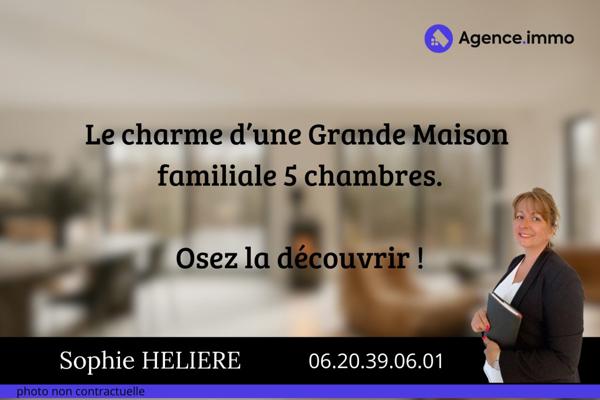 À vendre - Maison individuelle, 8 pièces située à Souvigné (37330)