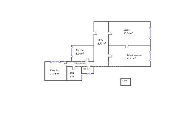 Appartement de 84,98 m²