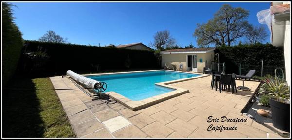 Maison à vendre 6 pièces PESSAC (33), piscine, terrain 865 m²