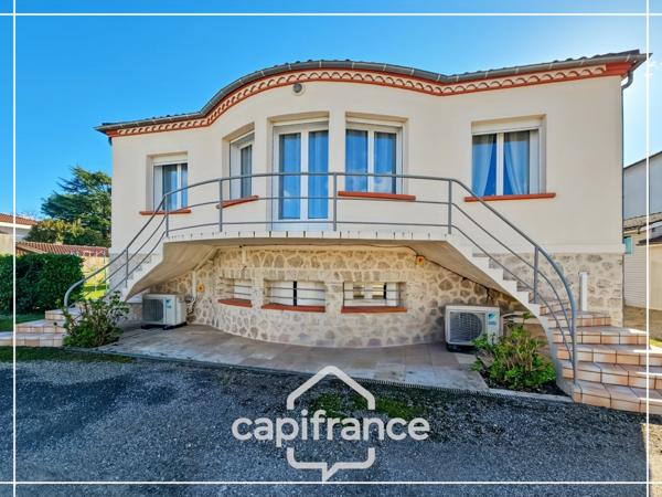Maison familiale ou deux logements, Piscine couverte, 3 Garages, 1 atelier, Terrain clos
