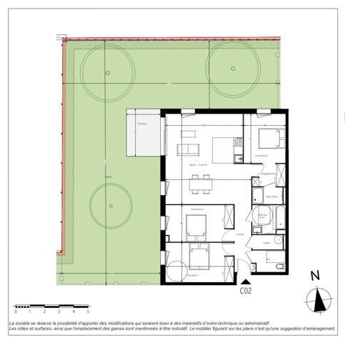 T4 Neuf - centre ville d'Arès