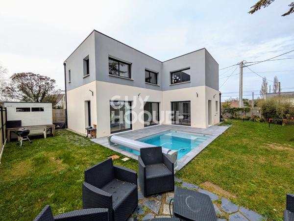 PORNICHET, Maison récente 2022 - 4 chambres, 1 bureau, garage, piscine, jardin