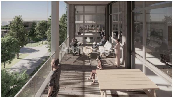 Bureau à louer ou vendre Villeneuve d'Ascq architecture loft et terrasses privatives