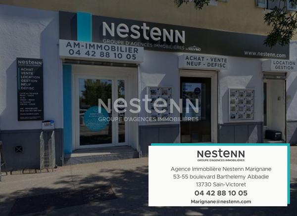 Les Pennes Mirabeau- Ensemble Local d'activité 100 m²+ 2 Appartements à rénover.