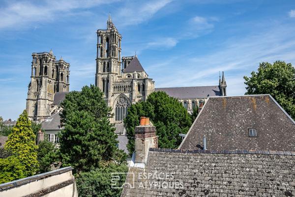 Maison de ville emblématique avec vue et jardin en coeur historique de Laon