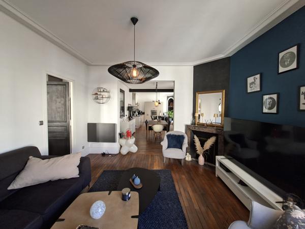 Nancy , appartement de charme 95 m2 , 2 chambres , 2 salles