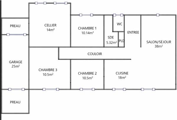 Maison à vendre 5 pièces 102 m² Sainte-Soulle