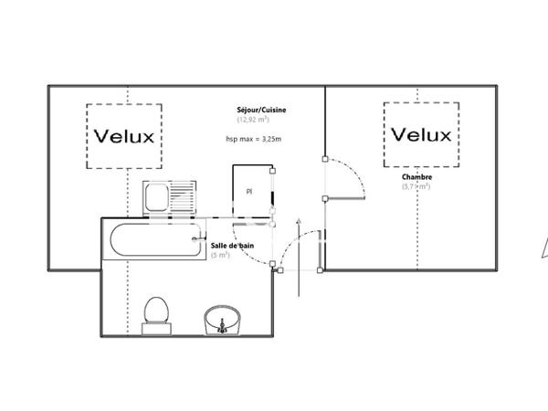Location Appartement 2 pièces 23.63 m² - Limoges 87000