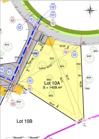 Terrain à vendre 1 408 m² Montauban