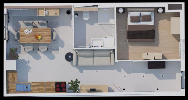 Appartement T2 42m2 LA VERPILLIERE