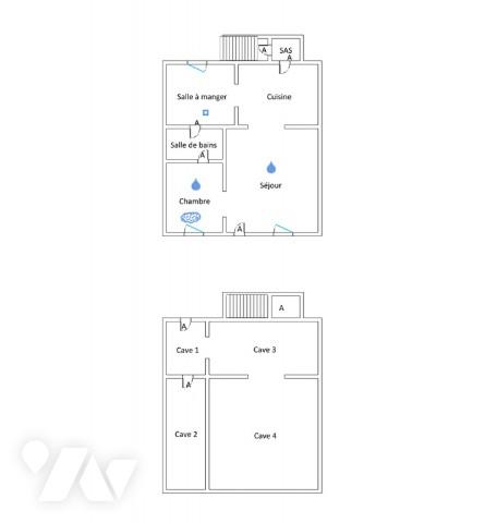 A SAINT GERVAIS DU PERRON - Maison à rénover (64m²)