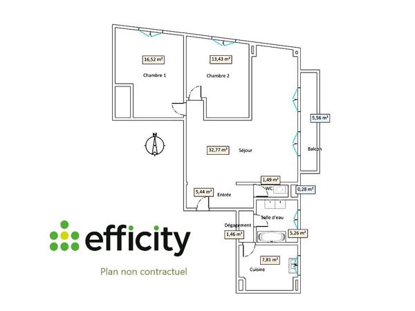Appartement
         4 pièces
        - 84 m² Exclusivité 478 000 € *
