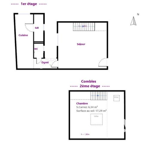 Appartement à vendre 2 pièces 40 m² Le Vésinet