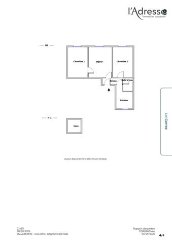 Appartement 3 pièces 52,26m2