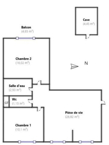 T3 Lumineux Lyon 8e : Balcon, Parking & Calme