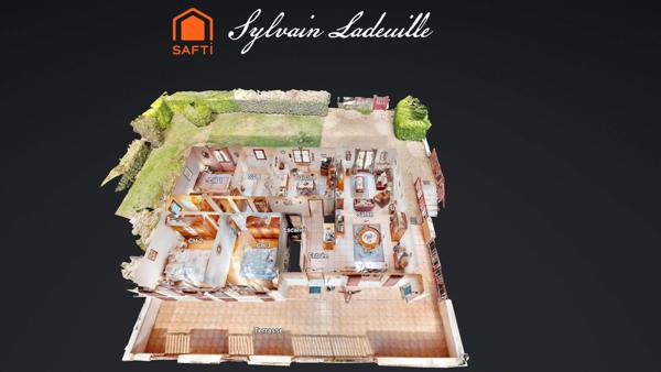 Maison de 90 m2 habitables sur 1200 m2 de terrain