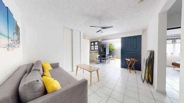 Bel appartement avec un grand jardin, plage a pied