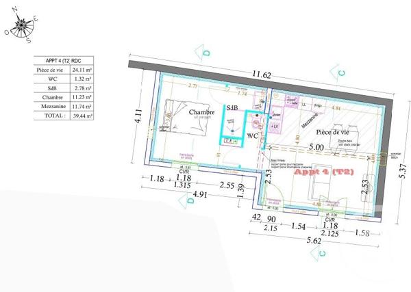 Maison à vendre  2 pièces - 39,44 m2 MONTAUBAN - 82