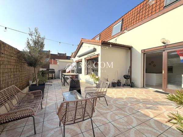 MAISON DE 140 M² AVEC 3 CH + 1 BUREAU + EXTÉRIEUR + PARKING Halluin (59250)