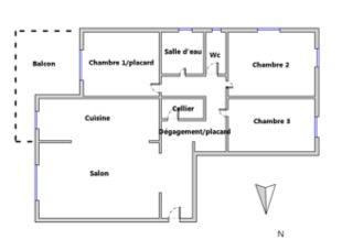 Appartement 4 pièces - 81 m² Exclusivité efficity