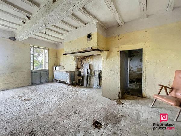 Secteur Bellême, ancienne ferme de 180 m2 à renover avec 2000 m2 de terrain