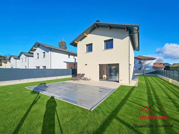 Gaillard (74240) Maison construite en 2025 – 104 m² avec piscine, garage et jardin à Gaillard