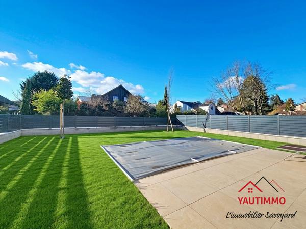 Gaillard (74240) Maison construite en 2025 – 104 m² avec piscine, garage et jardin à Gaillard