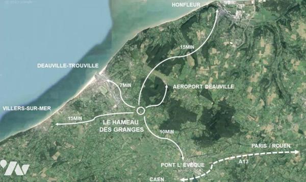 BONNEVILLE SUR TOUQUES - Terrains de 826 m2 à 1 624 m2