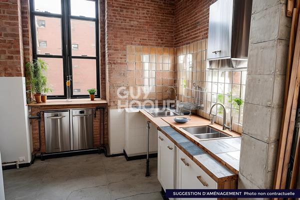 Appartement centre ville T 3 cour commune