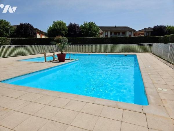 REISDENCE AVEC PISCINE, APPARTEMENT DUPLEX 3 CHAMBRES AVEC GARAGE ET PARKING