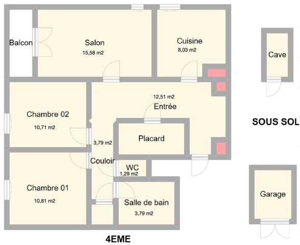 Vente / Appartement T3