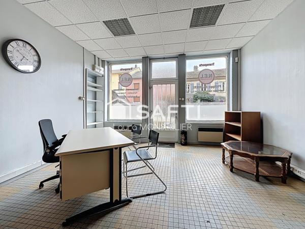 Immeuble de rapport avec local commercial + 2 appartements + 1 plateau amménager